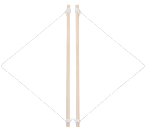 JOINPAYA 2 Stück Robuster Holz Bannerfahnenhalter für Garten Flaggenmast Wandmontage Wetterfester Outdoor Bannerhalter für Dekorative Gartendeko Geeignet für Standardflaggen bis Breit
