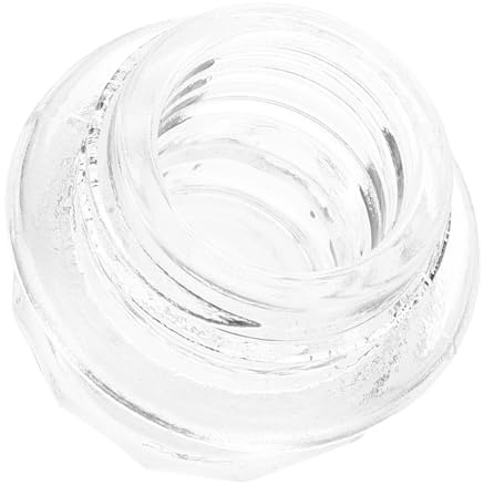 Alipis Coffee Percolator Glass Top Replacement with Knob Glass Decanter Lid Accessory for Electric and Stove Coffee Makers for Home Brewing
