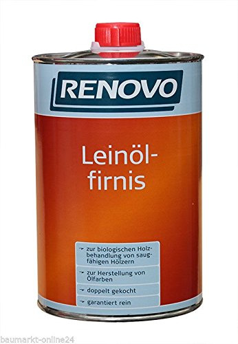 Leinöl Firnis 1 L Farblos Renovo