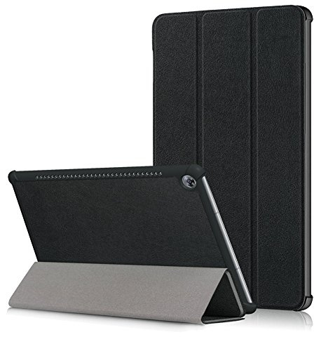 Kepuch Custer Hülle für Huawei MediaPad M5 10.8 CMR-AL09 CMR-W09,Smart PU-Leder Hüllen Schutzhülle Tasche Case Cover für Huawei MediaPad M5 10.8 CMR-AL09 CMR-W09 - Schwarz