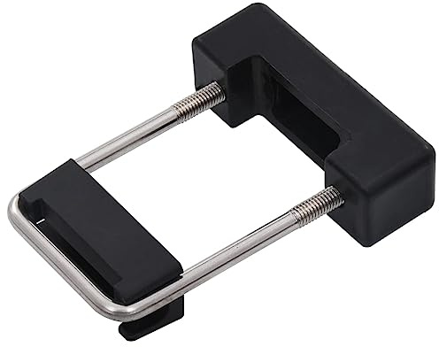 vidaXL U-Bügel mit Kunststoff für Zaunpfosten 25 Sets Stabmatten Gittermattenverbinder Verbinder Doppelstabmatten 60x40mm Edelstahl