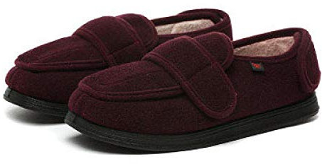 Nwarmsouth Arthritisödeme Diabetiker Fuß Schuhe,Atmungsaktive, lockere Schuhe mit geschwollenen Füßen, deformierte hemiplegische Schuhe für ältere Menschen,Diabetes Schuhe Wanderschuhe Air Cushion