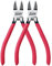 HOUSERAN Pince à Coupe de Fil, Pince Coupante,152mm, 2 Pièces, Pince Coupante Diagonale, Coupe-fil Pince Coupante Affleurante pour Maquette, Artisanat Et Electronique, Rouge