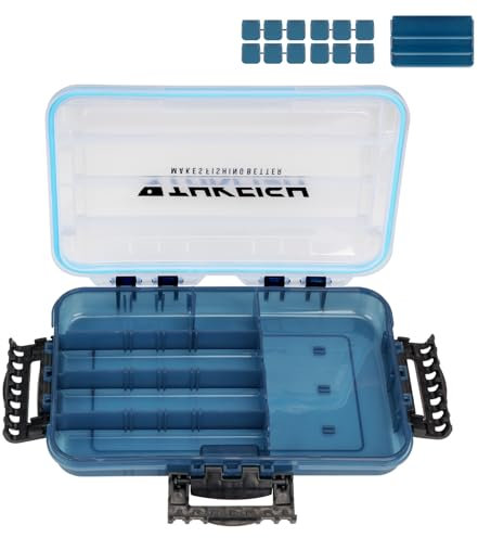 THKFISH Angelbox 3600 Köderbox 3700 Angeln Tackle Box Angelkoffer 2 Stück Wasserdicht sich hin- und Herbewegende Angeln Angelköder Box