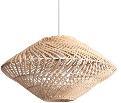 LEDKIA Pendelleuchte Rattan Towamba Natürlich