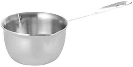 OQHAIR Double Boiler Kitchen utensils Stainless Steel Melting Kitchen utensils Milk Warmer Candy Warmer Steamer Saucepan Oil Heating Bowl Heat Resistant Handle for Melting Heating soup Ki