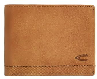 camel active Nimbus Herren Geldbörse Querformat RFID Leder Mittelgroß Cognac Braun