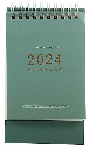 EXCEART Kleiner Desktop-kalender Memo-seiten 2023 2024 Home Office Schreibtisch Kalender Planer