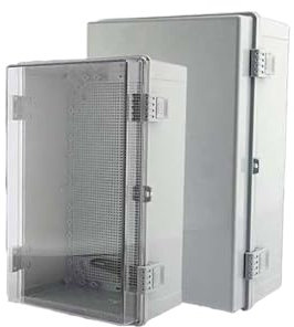 AIRUIXI Boîte de dérivation Boîtier de jonction IP66 Gris/Transparent Boîtier électrique extérieur en Plastique ABS(450x300x170mm)