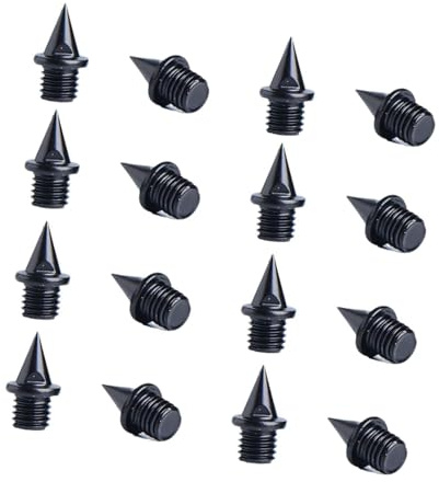 16 piezas de clavos para zapatillas de atletismo, clavos para correr en pista y campo, clavos para pista portátiles, resistentes y profesionales, para