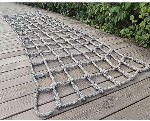 Generisch Spielplatznetz, Robustes Sicherheitsseilnetz Zum Spielen, Kletternetz Für Den Garten, Spielplatzsets Für Hindernisparcours-Training(Size:1 * 2m(3.3 * 6.6ft))