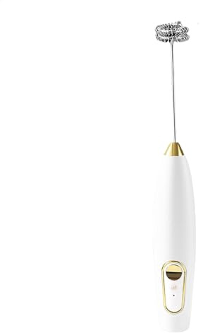 Batidor de mano espumador de leche – espumadora de leche USB | Batidor de leche eléctrico rápido para espuma de leche | Agitador portátil de leche de café para espumar, mezclador de mano de