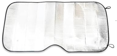 Pare-Soleil Vitres 1 Pare-Soleil Réflecteur Protection UV pour Vitre Arrière Voiture, Pare-Soleil Avant pour Vitres Voiture, Pare-Soleil Argenté 130 X 60 Cm Voiture Pare Soleil(140cm)