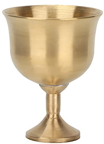 Calice Goblet Brass, Goblet Brass Drinking Glass Tumbler Cup Brass Wine Goblet Verres à Vin Coupe Élégante Décoration De Tasse De Vin à Boire