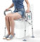 Robuster Stahl-WC-Erhöhung: Hybodies Toilettensitz mit Griffen, verstellbarer Toilettenstuhl (150 kg), Badezimmer-Sicherheitsrahmen für Senioren, Post-Op, Behinderte, passend für jede Toilette