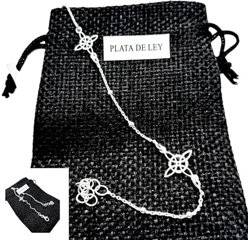 WORLD GOBLINS Pulsera Mujer Plata de ley 925/1000. Joyería Mujer en Plata. Joyas para Mujer. Hecha a mano, Joyero, Artesanal. Córdoba-España. Regalos para Mujeres Originales