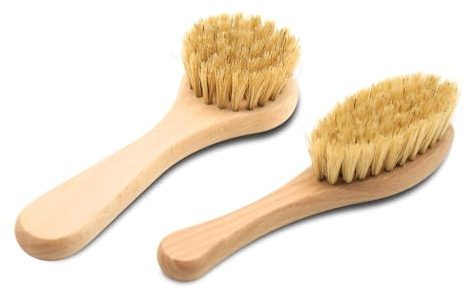 DOJA Barcelona Set Baby Haarbuerste - Baby Bürste für Effektive Haarpflege mit Weichen Borsten und Einfacher Handhabung - Baby Pflegeset Neugeborene mit Zuverlässiger Pflege und Sanfter Anwendung