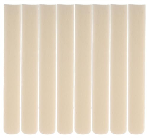 SOLUSTRE 8 Stück Teiliges Runde Schaumstoffstreifen für Schmuckkästen Weiche Polsterung zur Schmuckbox-trennung Flexible Organizer-einsätze für Schmuckschubladen und Ringboxen
