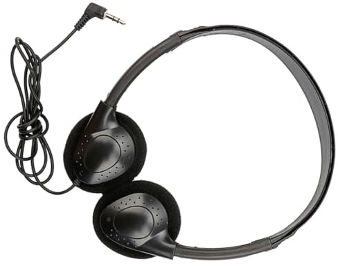 ABOOFAN Casque -auriculaire Noir Stéréo pour Pc, Casque Audio Circum-aural Léger, Écouteurs pour Jeux Vidéo et Conférence, Compatible Tablette, Écouteurs PC Polyvalents, Confort