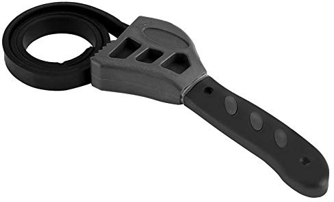 Yosoo Chiave Filtro Acqua Filtro Olio Auto Chiave Inglese Giratubi Regolabile Gomma 500 mm Regolabile Chiave a Nastro per Dadi e Tubi Lavoro