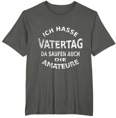 Lustiges ICH HASSE VATERTAG T-Shirt Bollerwagen Bier Saufen T-Shirt