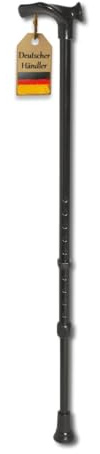 FabaCare Gehstock Handy, Gehstütze mit anatomischem Griff, höhenverstellbar, extra leicht, bis 125 kg