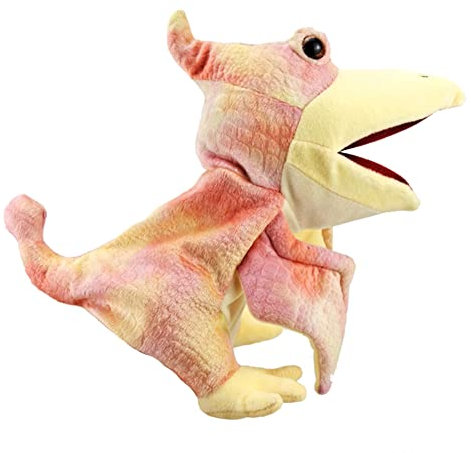 Dinosaurier Handpuppen Gefüllte Dino Spielzeug Cartoon Dinosaurier Modell Spielzeug Realistisches Dinosaurier Plüschtier Spielzeug Kuscheliges Stoffpuppen für Kinder Mädchen Jungen