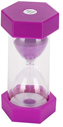 Joyzan Countdown Sand Clock, Timer Clock Hourglass Timers Classroom Kitchen Toothbrush Sandglass Time Management Watch Game for Home Baking Tool Office Decoration Timeout Brushing Teaching Cooking