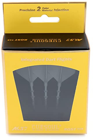 CUESOUL ROST T19 Integrierter Dartschaft und Flights Big Wing Shape, 3er-Set
