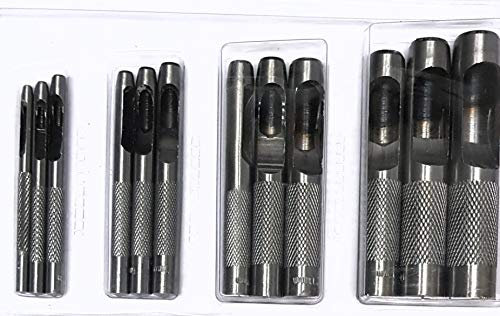 Locheisen 2x Set 12tlg 2,5-16mmLochzange Lochmeißel Satz