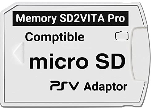 Xahpower SD2Vita 6.0 Micro SD Memory Card Adattatore per PS Vita, Ultimate 6.0 Versione Compatibile con PSV 1000/2000 3.65 HENkaku Enso System