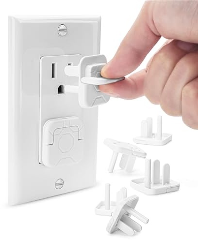 Bates Outlet Covers - Baby Proofing, 10 Pack, 3 Prongs, Child Proof