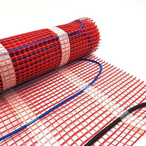 MyncbD electric cable MINCO HEAT 2.5M2 375W Dual-core Electric Underfloor Heating Mats For Warm Floor, 230V Underfloor Heating kits (Color : M6 set)
