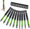 Litorange 70mm langer Schraubendreher Bit Set,10 Stück Bitsatz mit starkem Magnetkopf,1/4 Sechskantschaft,Phosphid Schwarz Schlagschrauber Bits