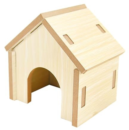 BESPORTBLE Nid De Hamster Petit Nid De Couchage pour Hamster Maison De Cachette De Hamster Mini Nid De Hamster Cachette De Hamster en Bois Cachette De Hamster Fourniture pour Animaux De