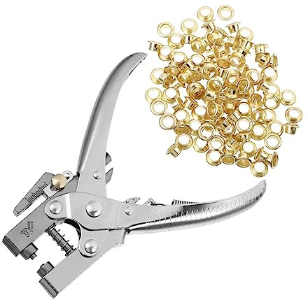 SEWACC Metall-lochstanzer Multifunktionales Werkzeug Für Leder Und Mehr Für Uhrenarmbänder Gürtel Und Bastelprojekte Ergonomischer Griff Langlebig Und Einfach Zu Bedienen