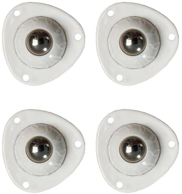 Rodillos para aparatos – Ruedas de rodillos adhesivos – Ruedas de rodillos adhesivos | 4 x Ruedas giratorias adhesivas | Ruedas de uso doméstico con polea pegajosa, rotación de 360 grados para muebles