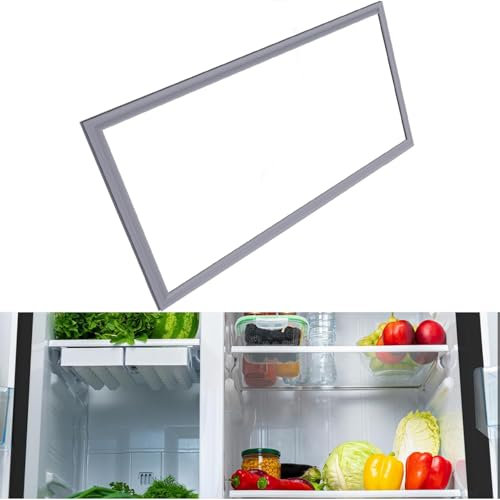 AWFOM Universal Türdichtung Magnetdichtung Dichtung Kühlschrankdichtung Gefrierteiltürdichtung Für Kühlschrank Gefrierteil Ersatzteil Ersetzt,White/Grey