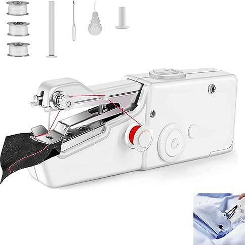 Sewing Machine, Mini Sewing Machine Handheld, Cordless Portable Electric