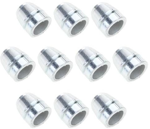 Dasbsug 10 cunei con manico rotondo in metallo, kit in acciaio per martello, slitta e ascia, maniglia cunei