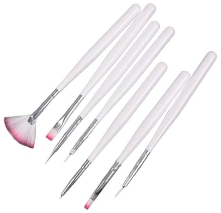 VINTORKY 14 pièces Set de Pinceaux Nail Art Manucure Légers avec Manches Longs Outils Durables pour Décoration Ongles et Accessoires DIY Professionnels et Domestiques