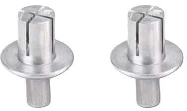 Rivetti a martello Chiodi ad espansione, testa in lega di alluminio, rivetti ad espansione, rivetti perforanti a percussione(100pcs,9mm)
