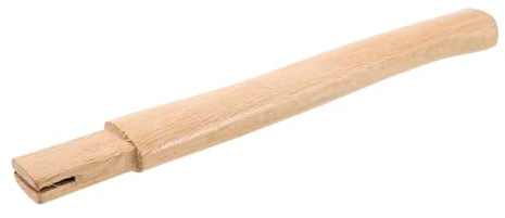 FUTUREORYY Manche de Hache en Bois Dur 36 Cm Fendu – Poignée de Rechange pour Hachette de Camping et Jardinage, Accessoire Extérieur Fiable pour Couper Bois de Chauffage et Travaux en Plein