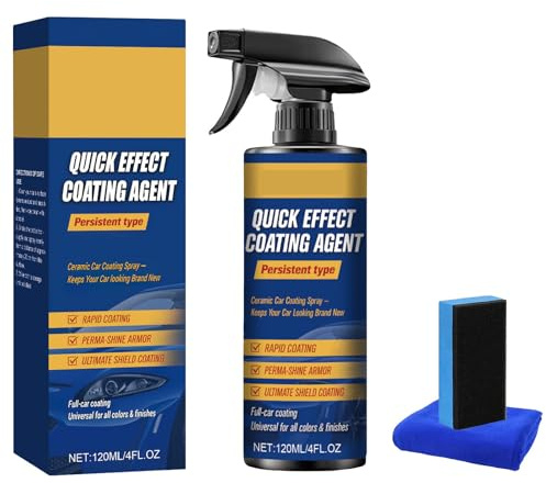Reparación de Brillo para Pintura de Automóvil Para Barco,Agente De Revestimiento De Efecto Rápido Para Coche,Agente de Recubrimiento para Automóviles 120ml,Quick Effect Spray Coating Agent for Vehicl