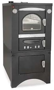 Clementi forno a legna ventilato modello smart da incasso fuoco indiretto 45x60 cm