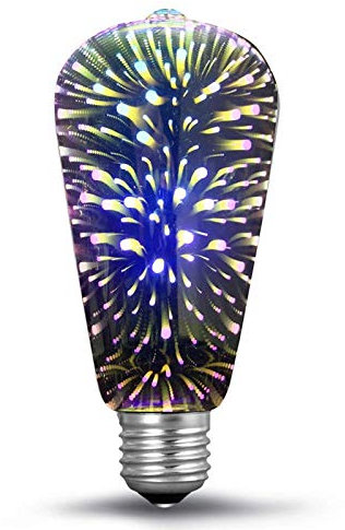 Stronrive Fire-Work Light Bulb Bulb Fire-Work Led Light Source AC85-265V E27 Decorative Light Bulb Fire-Work Moon Light Bulbs 4W Warm White Decorative Light Bulbs