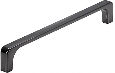 SIRO Möbelgriff Diez, Druckguss anthrazit, 170 mm x 25 mm x 10 mm, LA 160 mm, 2563-170ZN16