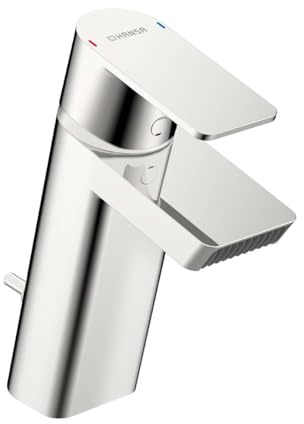 HANSA HANSASTELA Waschtisch-Einhebelmischer, mit Ablaufgarnitur, Ausladung 113 mm, 57092273