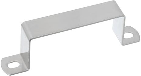 QUARKZMAN Forma U Connettore Staffa, 95mm x 45mm 304 Inossidabile Acciaio Inossidabile Acciaio Barra Sicurezza Supporto Staffe Supporto Montante Canale, 1pz