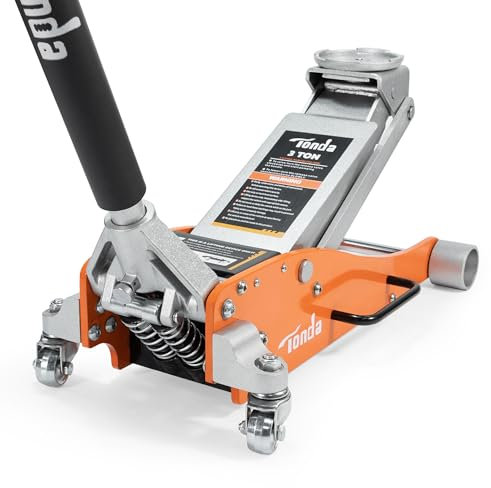 TONDA Wagenheber, 3 Tonnen, Aluminium und Stahl, Orange